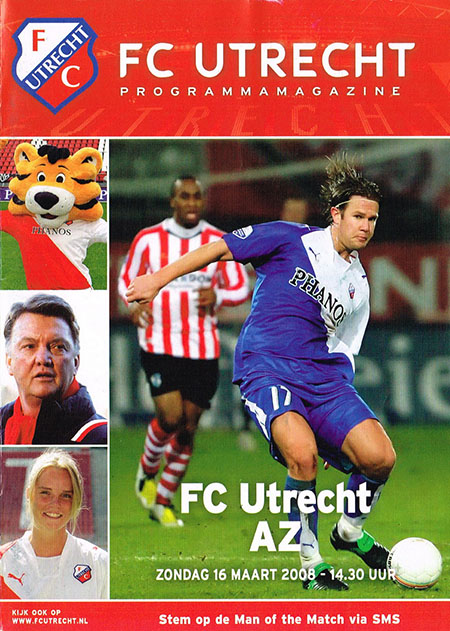 AZ Programma 16-maa-2008 Utrecht uit